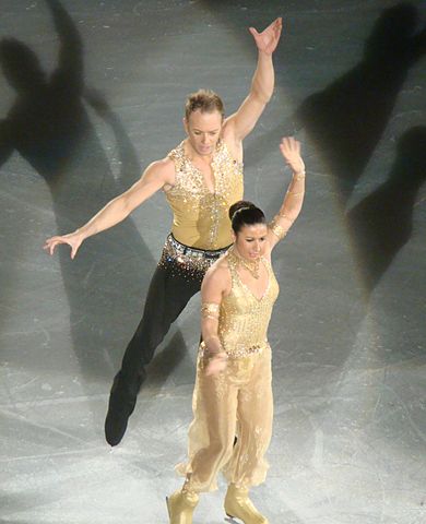 Dancing on Ice stars Dan Whiston and Hayley Tamaddon - Photo by Rach (Source: Wikimedia Commons)