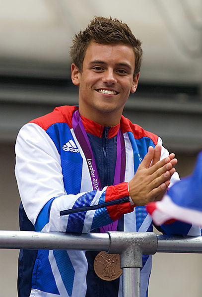 Tom Daley - Photo by Jim Thurston (Source Wikimedia Commons)