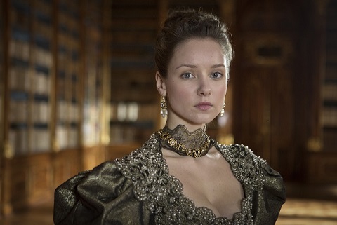 Alexandra Dowling playing Queen Anne - Image Credit: BBC. Photographer: Larry Horricks