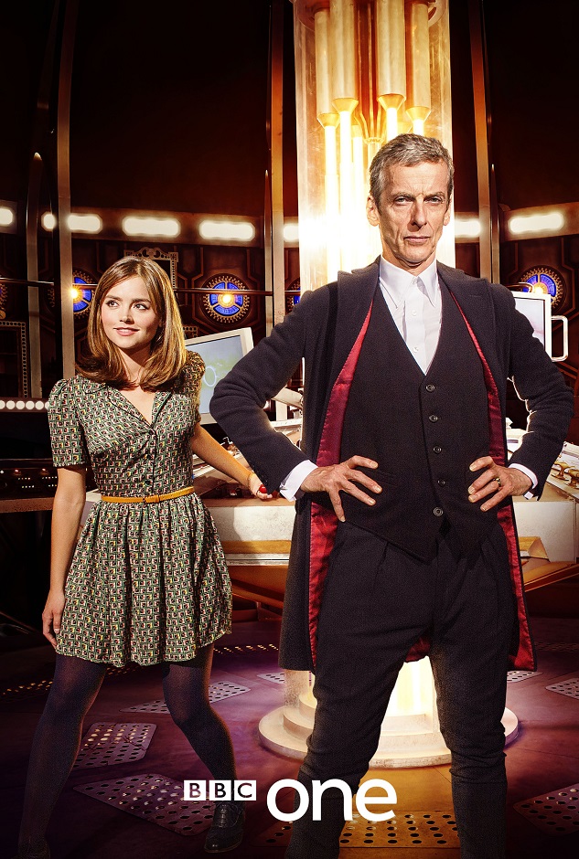 Clara (JENNA COLEMAN) and The Doctor (PETER CAPALDI) in the latest Doctor Who Series 8 Promo Picture - Image Credit: BBC/Ray Burmiston