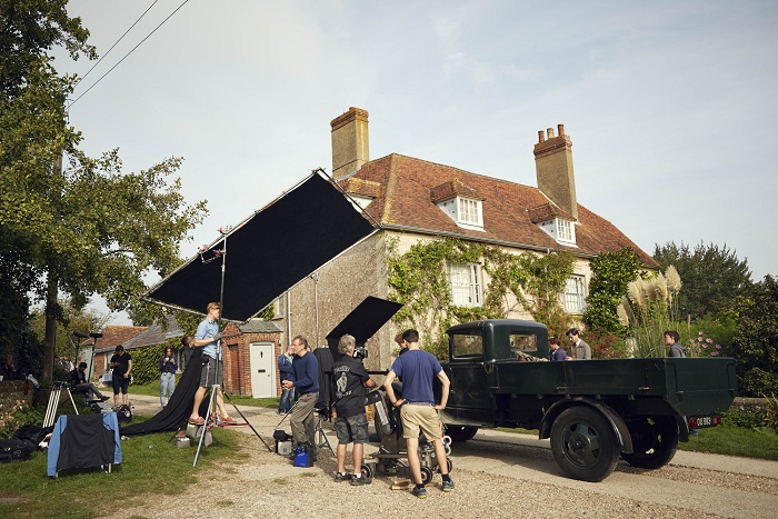 Life In Squares Filming Locations: Behind the scenes at Charleston House - Image Credit: BBC/Ecosse Films
